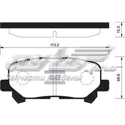 Okładziny (klocki) do hamulców tarczowych tylne CTR GK0401 cena, od 32,84 USD