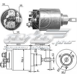 Elektromagnes rozrusznika Nissan Note E11