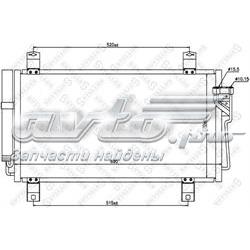 Chłodnica klimatyzacji Mazda GS1D61480C cena, od 102,69 USD
