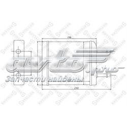 Chłodnica nagrzewnicy (ogrzewacza) Chevrolet Spark (Matiz) hatchback (M200, M250) (2005 - 2010) cena, od 27,34 USD