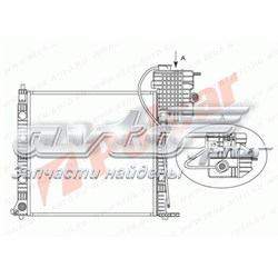 Chłodnica silnika Mercedes A6385013001 cena, od 200,40 USD
