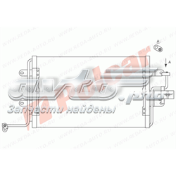 Chłodnica klimatyzacji VAG 1J0820411 cena, od 56,18 USD