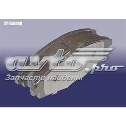 S11-3501080 Chery klocki hamulcowe przednie tarczowe