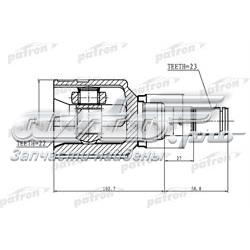 Przegub homokinetyczny przedni wewnętrzny Toyota Yaris NCP2
