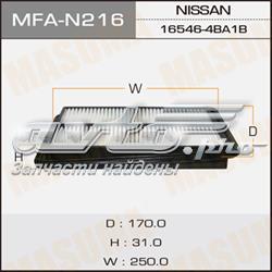 Do koszyka 165464BC1A Nissan/Infiniti Filtr powietrza