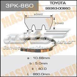 Pas napędowy mechanizmów Toyota Prius (NHW20)