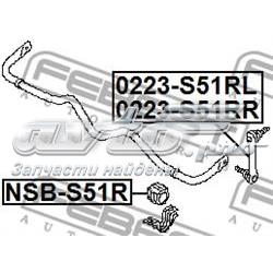 Tuleja stabilizatora tylnego NSBS51R Febest