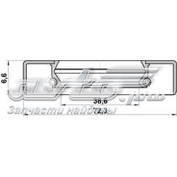Uszczelniacz półosi mostu tylnego Nissan/Infiniti 43232EB000 cena, od 6,14 USD