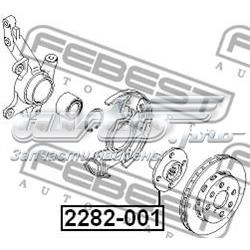 Do koszyka 2282001 Febest Piasta przednia