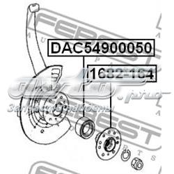 Lożysko piasty tylnej/przedniej Mercedes A1649810106