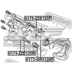 Prowadnica zacisku przedniego górna Toyota 4771522080 cena, od 5,55 USD