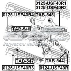 4873050110 Toyota Wahacz zawieszenia tylnego poprzeczny