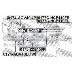 Do koszyka 4771542080 Toyota Prowadnica zacisku przedniego górna