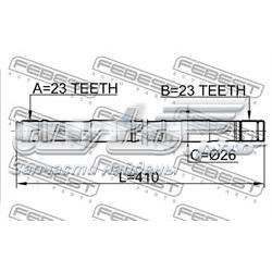 Półoś napędowa przednia lewa Nissan Almera 1 N15
