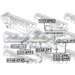 Wahacz zawieszenia tylnego dolny lewy/prawy 5522038000 Hyundai/Kia