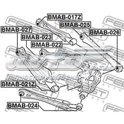 Silentblock czopu tylnego Febest BMAB021Z cena, od 25,93 USD