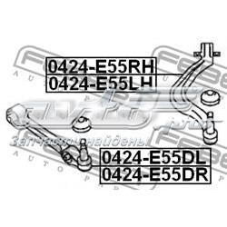 Wahacz zawieszenia przedniego dolny lewy Mitsubishi MR972469 cena, od 53,28 USD