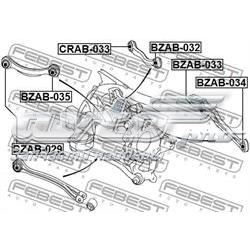 Silentblock wahacza poprzecznego tylnego zewnętrzny Febest BZAB034 cena, od 12,10 USD