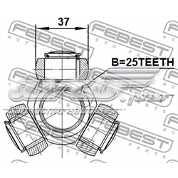 Przegub homokinetyczny wewnętrzny trójramienny 370005 Trakmotive/Surtrack