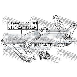 480690F010 Toyota Wahacz zawieszenia przedniego dolny lewy