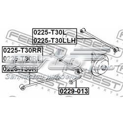 Wahacz (drążek) tylnego zawieszenia podłużny dolny lewy/prawy Febest 0225T30R cena, od 25,63 USD