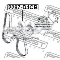 Rolka napinacza paska napędowego 2287D4CB Febest