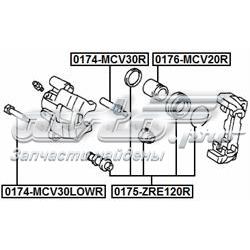 Do koszyka 0447933110 Toyota Zestaw naprawczy zacisku hamulcowego tylnego
