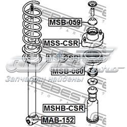 MSHBCSR Febest Odbój amortyzatora tylnego + osłona