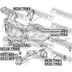 Silentblock tylny (poduszka) reduktora mostu tylnego Febest MZMTRB1 cena, od 35,23 USD