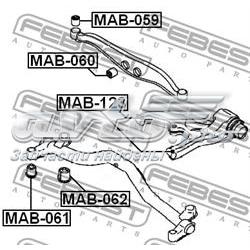 Do koszyka MAB123 Febest Silentblock wahacza tylnego dolnego