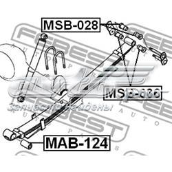 Silentblock przedni resoru tylnego Mitsubishi MB515925 cena, od 15,30 USD