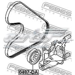 Do koszyka S2528135060 Hyundai/Kia Rolka prowadząca, kierunkowa paska napędowego