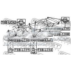 5220760060 Toyota Poduszka ramy (mocowania nadwozia)