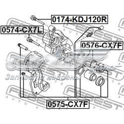 Prowadnica zacisku przedniego Ford 7T4Z2B296B cena, od 5,82 USD
