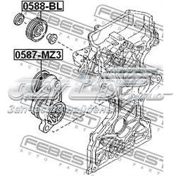 Rolka prowadząca, kierunkowa paska napędowego Japan Parts RP325