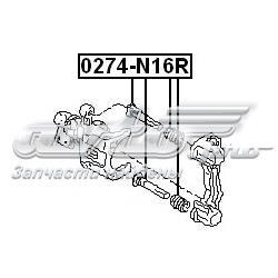 Zestaw naprawczy zacisku hamulcowego tylnego 4414070J25 Nissan/Infiniti