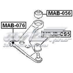 Osłona sworznia wahacza dolnego = osłona sworznia zwrotnicy dolnego  (dwie nazwy) MR455070 Mitsubishi