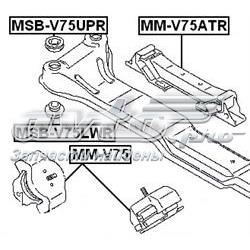 MR132702 Mitsubishi Tuleja (poduszka) przedniej belki