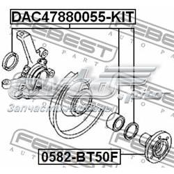 Do koszyka DAC47880055KIT Febest Łożysko piasty przedniej