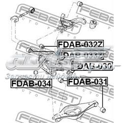 Silentblock czopu tylnego Febest FDAB032Z cena, od 51,05 USD