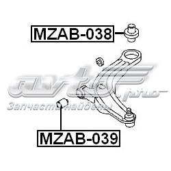 Silentblock przedniego wahacza dolnego MZAB038 Febest