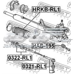Do koszyka HRKBRL1 Febest Osłona mechanizmu kierowniczego (maglownicy)