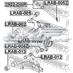 RGX500290 Land Rover Silentblock wahacza tylnego dolnego