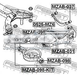 Do koszyka MZAB098KIT Febest Silentblock wahacza tylnego dolnego