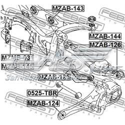 Silentblock czopu tylnego Febest MZAB124 cena, od 9,97 USD