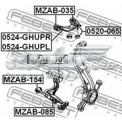 Silentblock przedniego wahacza dolnego Febest MZAB105 cena, od 27,20 USD