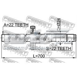 Do koszyka 3910095F0A Nissan/Infiniti Półoś napędowa przednia prawa
