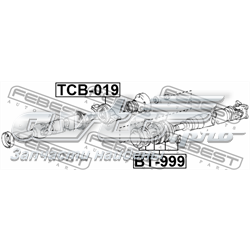 3723020130 Toyota Łożysko podwieszane wału Cardana