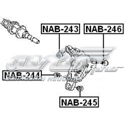 Silentblock czopu tylnego Febest NAB245 cena, od 7,58 USD