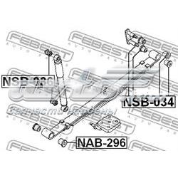 Silentblock przedni resoru tylnego NAB296 Febest